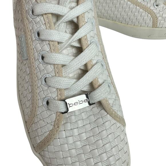 Bebe Dorey Casual Lace Up Sneakers Wms Sz 11 - Picture 4 of 9